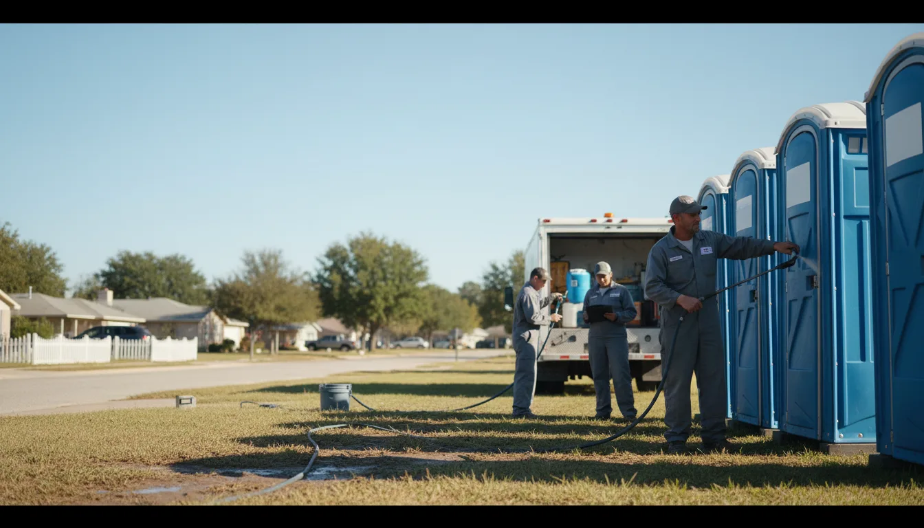 Long-Term Portable Toilet Rental in Harrell, AR near me